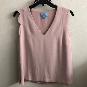 Blush rose blouse, sz S